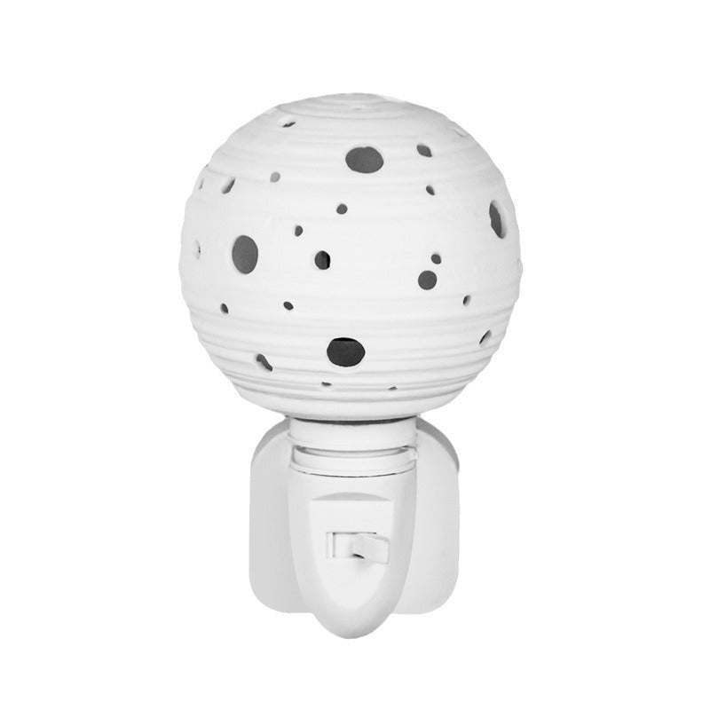 Bedroom ambience bedside lamp ceramic moon lamp creative gift multi-function plug-in models night light corridor aisle light