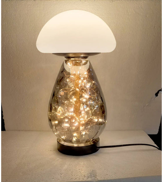 New desk lamp desk bedside minimalist style decorative table lamp designer LED creative desktop glass table lamps