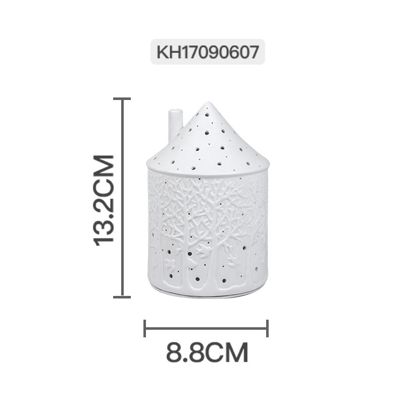 Bedroom Table Lamp Ceramic Creative Romantic Simple Modern Fused Wax Lamp Night Light Holiday Gift Decoration Bedside Lamps