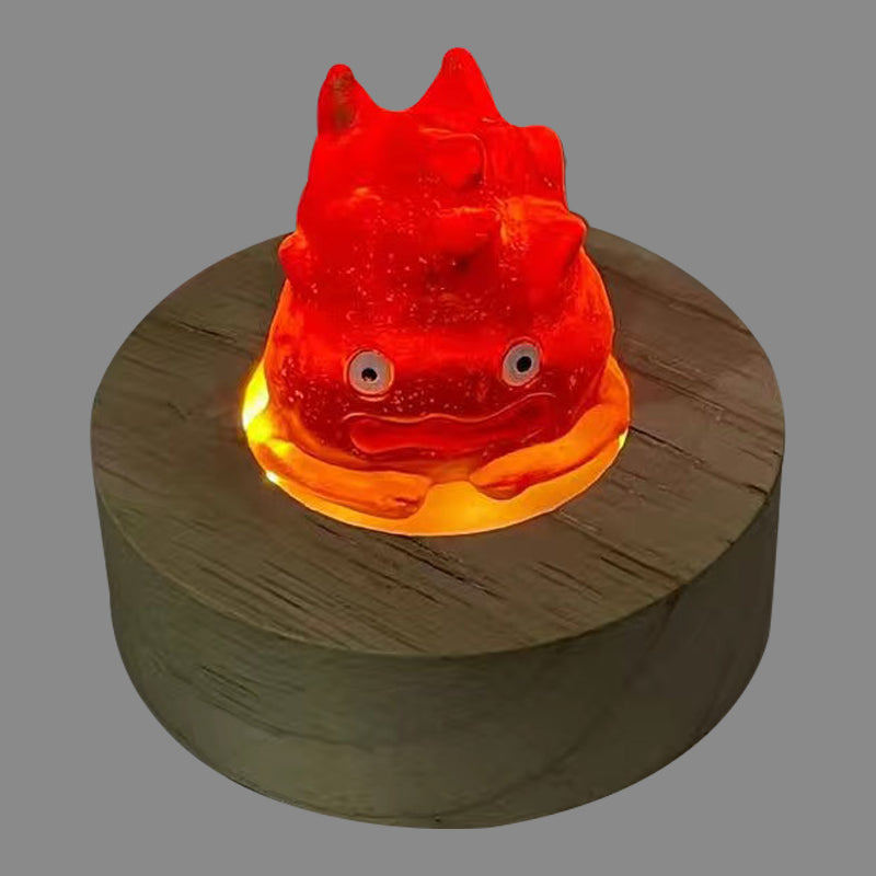 Cross-border burst Casifa flame night light simulation portable paraffin candle lamp retro decorative bedside ornaments