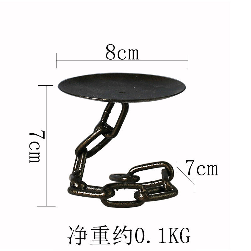 European special candlelight dinner decorations candle cups home romantic table special ornaments living room iron candle holders