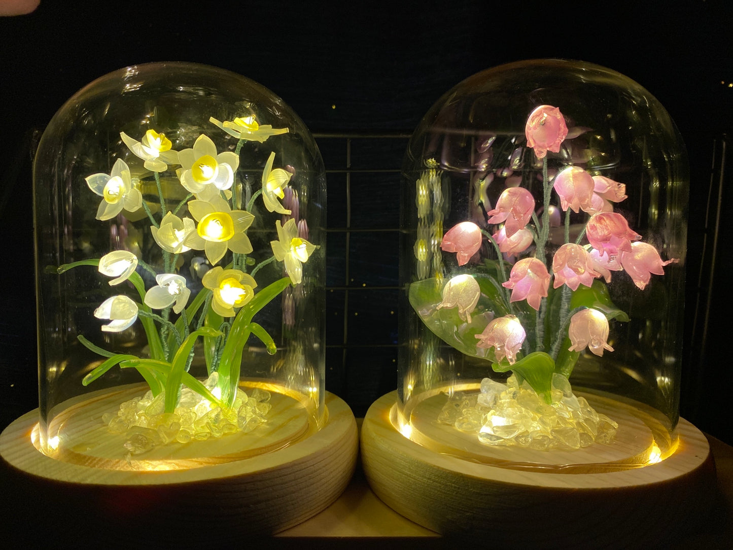 Heat Shrink Night Lights Daffodil Night Lights Bellflower Night Lights Small Ornaments