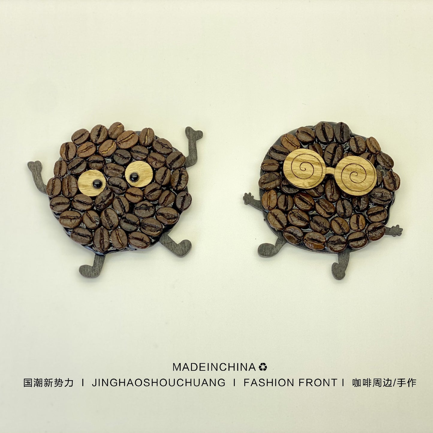 Original coffee funny cartoon ugly cute biscuits coffee teaser refrigerator stickers swinging decorations air vent decorations