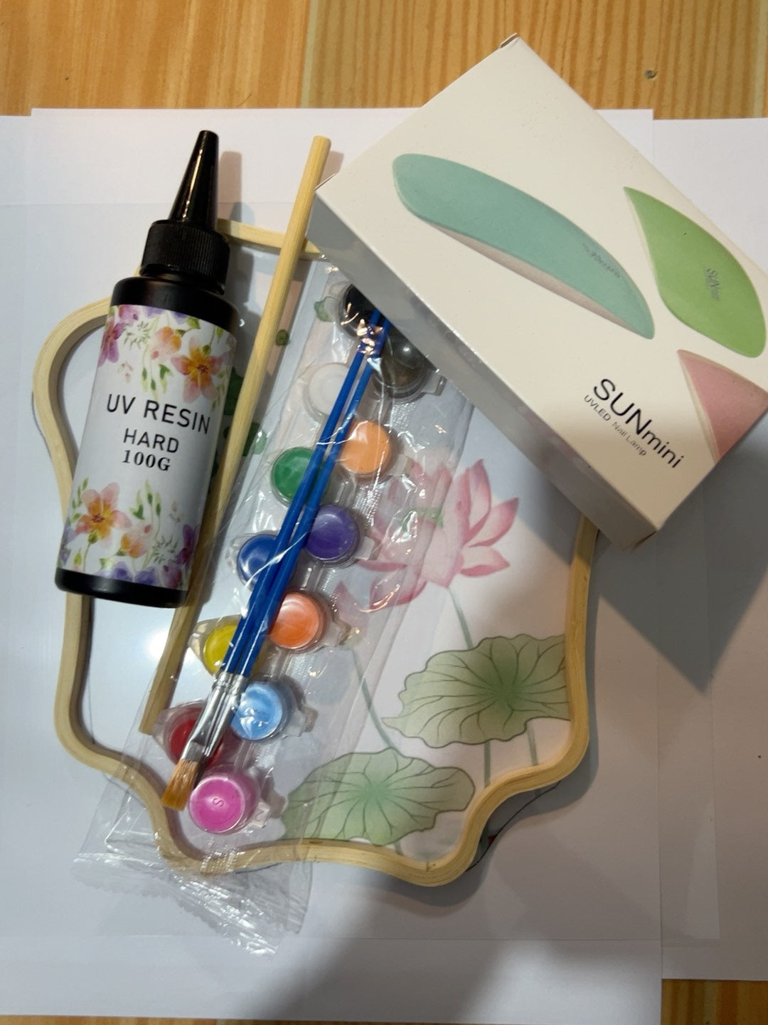 Lotus and Koi Water Fan