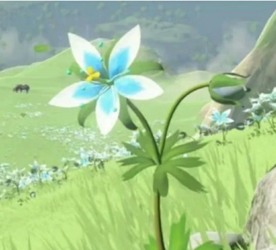 The Legend of Zelda: Breath of the Wilderness Princess of Tranquility Heat Shrink Flower Ornament in stock!