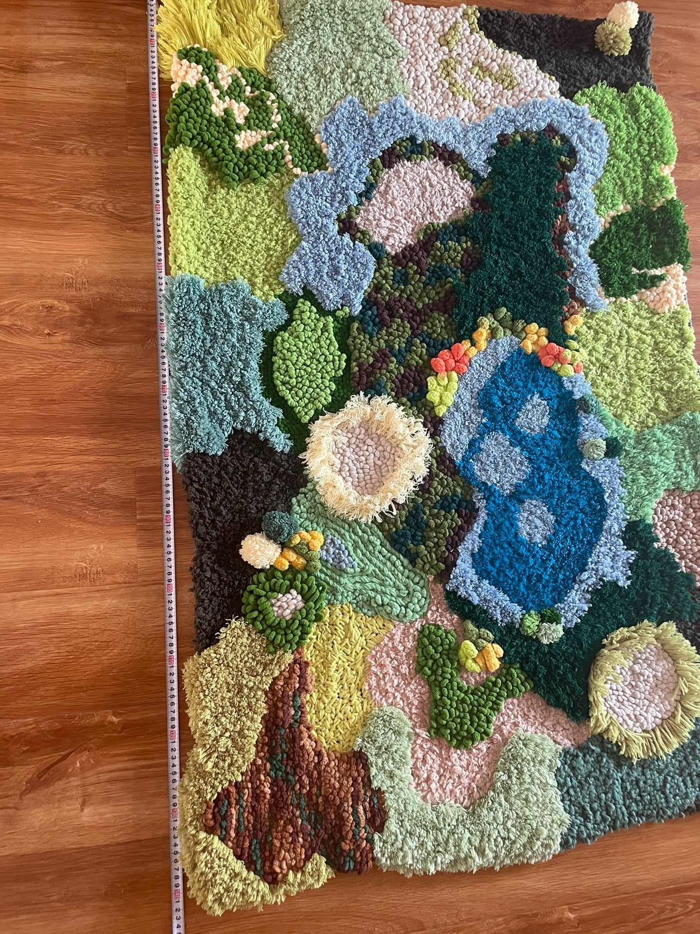 Homemade moss carpet