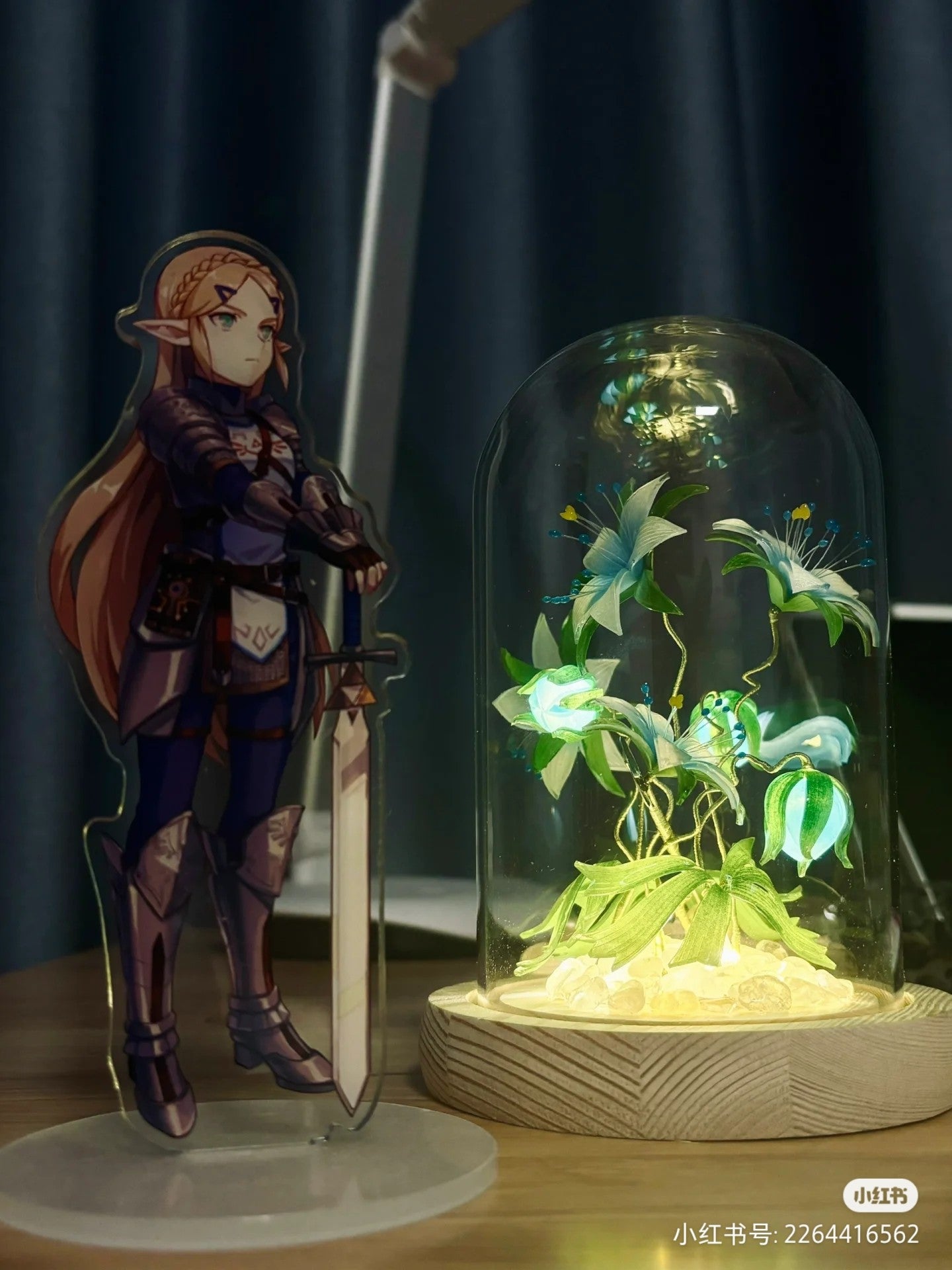 The Legend of Zelda: Breath of the Wilderness Princess of Tranquility Heat Shrink Flower Ornament in stock!