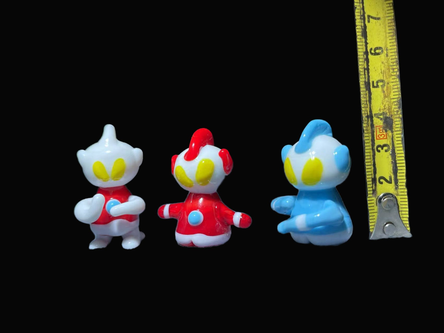 New Year's stall Zibo Liuli handicrafts wholesale cartoon children's toys Ultraman handmade Liuli blind box children