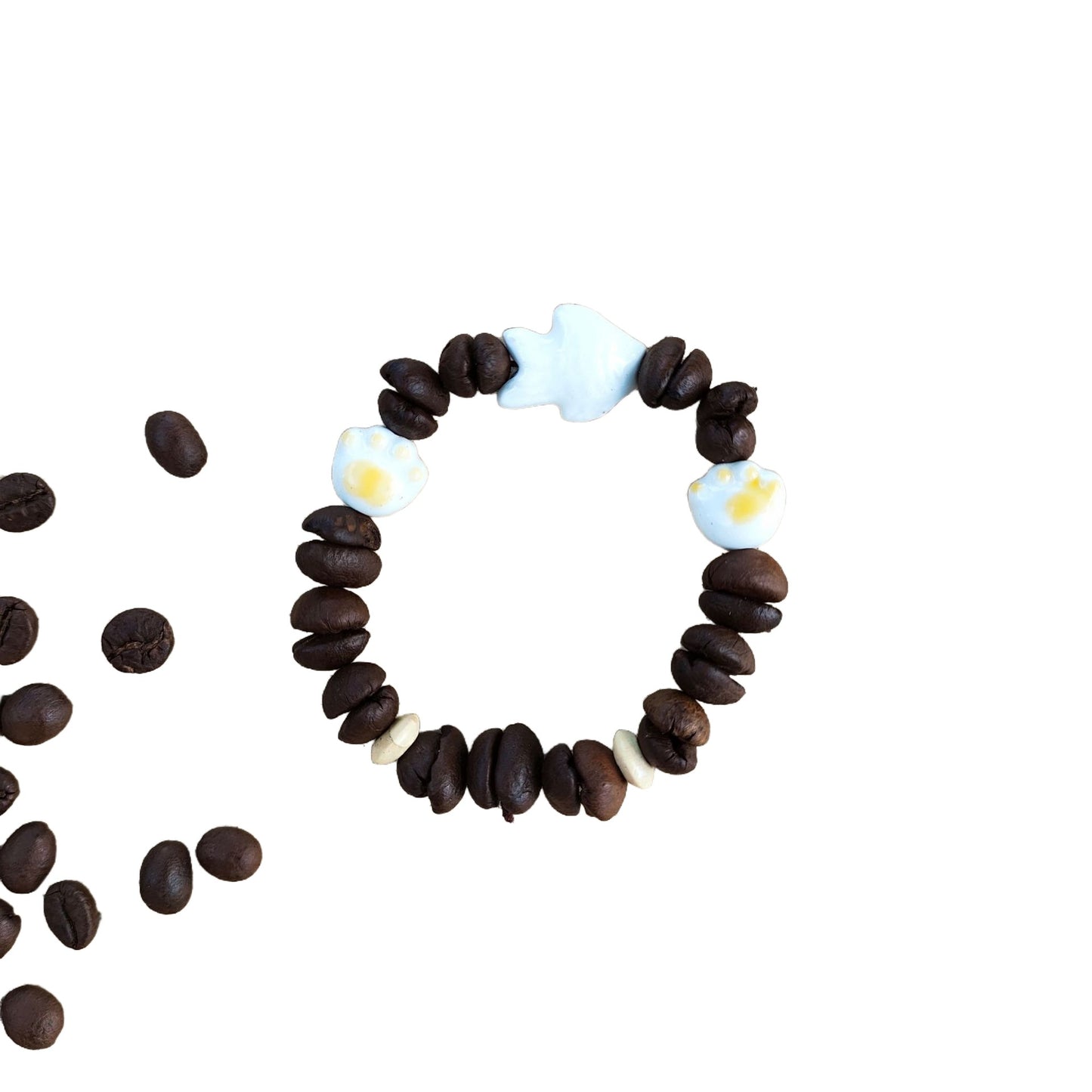 Vintage literary niche strings coffee bean bracelet bodhi personalized jewelry bazaar stall manufacturers wholesale single loop