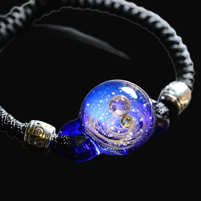 Cosmic Elements Glass Bracelet Nebula Creative Lucite Wristlet