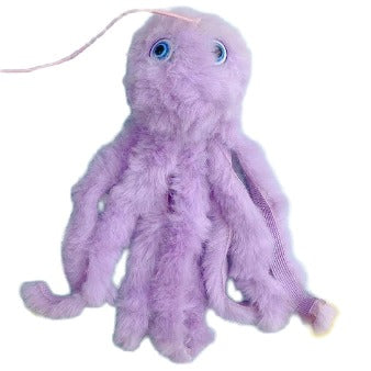 Factory direct cartoon octopus cat gnawing toy plush toys self high boredom octopus pet toys