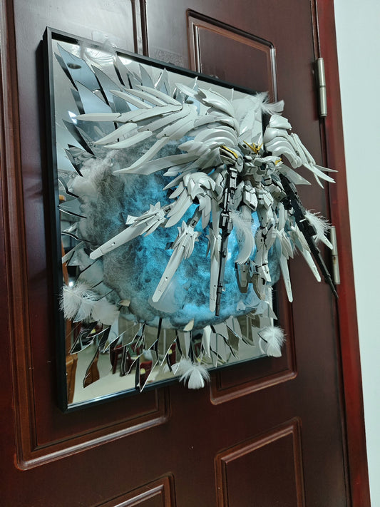 Broken mirror Gundam Snow White Ji, the price tag for a set of prices (8827 Snow White Ji + broken mirror), what you see is what you get, the other can also be customized!