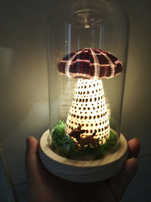 Sea urchin lamp