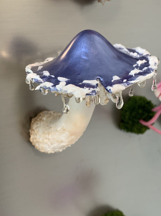 Handmade Clay Mushroom Fridge Stickers