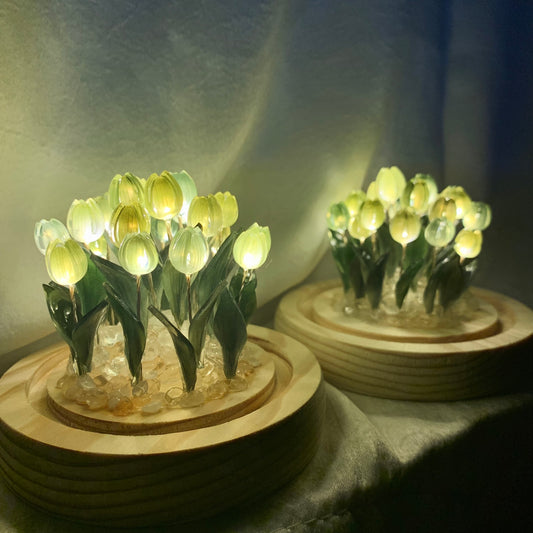 Green Tulip Night Light Birthday Gift