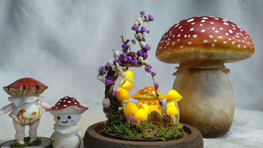 Fantasy Mushroom Cottage,