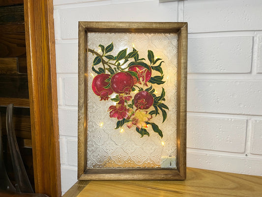 Hand painted in choked enamel.