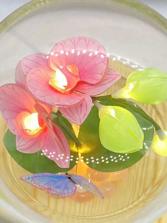 Original heat shrink butterfly orchid night light ambient light
