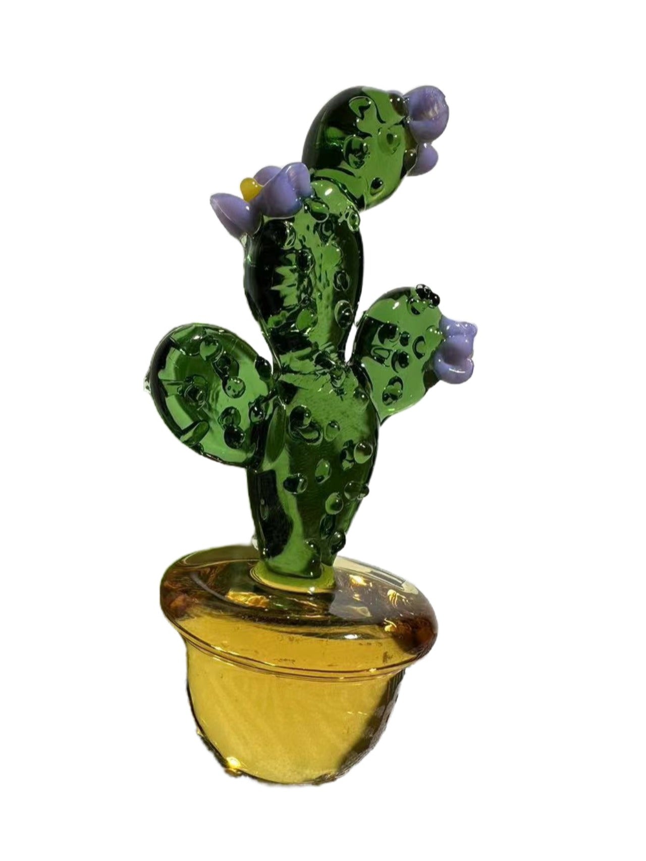 Zibo glazed cactus desktop car creative ornaments ornaments glazed small cute simulation microscopic landscape