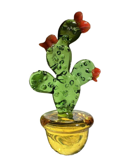 Zibo glazed cactus desktop car creative ornaments ornaments glazed small cute simulation microscopic landscape