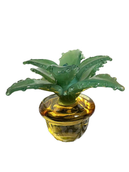 Zibo glazed cactus desktop car creative ornaments ornaments glazed small cute simulation microscopic landscape