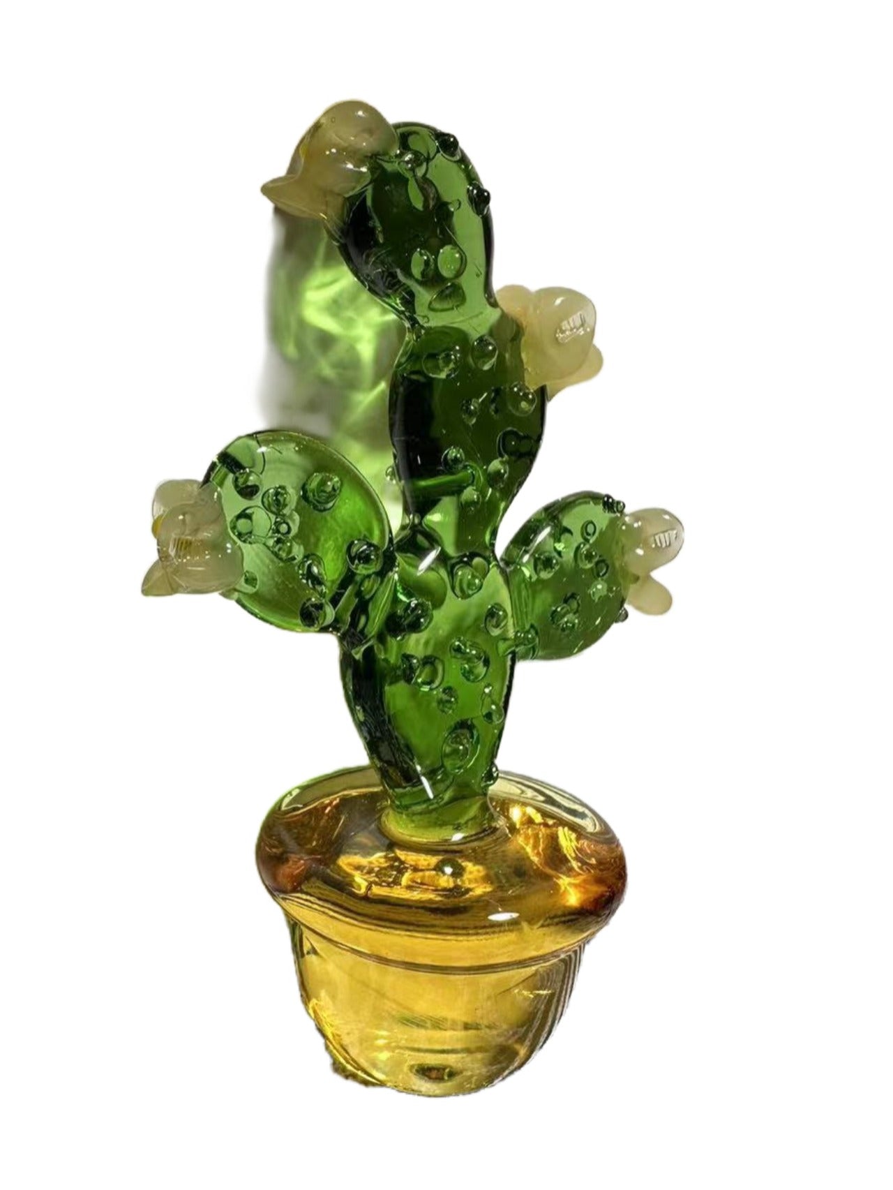 Zibo glazed cactus desktop car creative ornaments ornaments glazed small cute simulation microscopic landscape