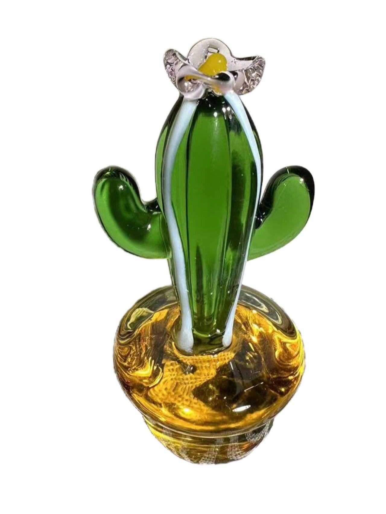 Zibo glazed cactus desktop car creative ornaments ornaments glazed small cute simulation microscopic landscape