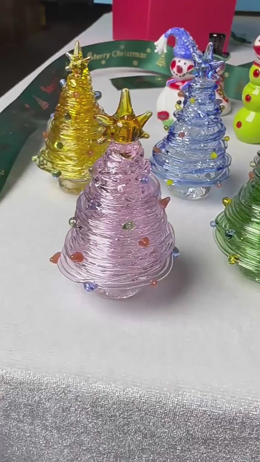 Christmas tree brushed open shop live source glass glaze on behalf of hair decorations Christmas ornaments