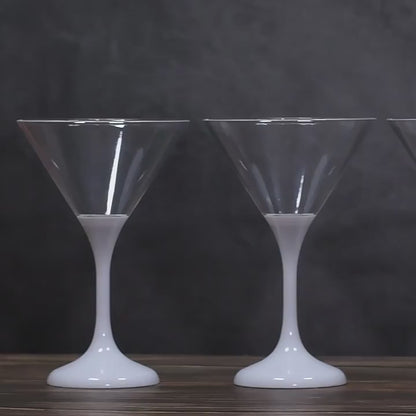 Produits transfrontaliers gobelets lumineux en plastique de qualité alimentaire FDA gobelets à cocktail disco KTV verre à vin lumineux dans l'eau brillante